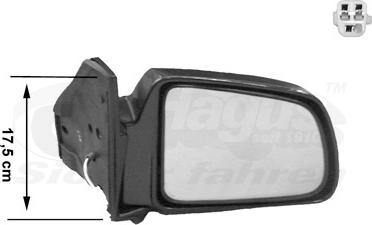 Van Wezel 5245806 - Rétroviseur extérieur droxauto.com