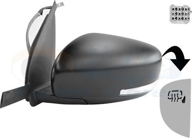 Van Wezel 5226827 - Rétroviseur extérieur droxauto.com