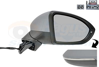 Van Wezel 5769818 - Rétroviseur extérieur droxauto.com