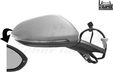 Van Wezel 5766808 - Rétroviseur extérieur droxauto.com