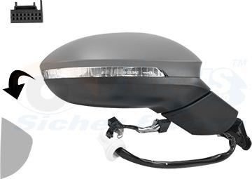 Van Wezel 5711808 - Rétroviseur extérieur droxauto.com