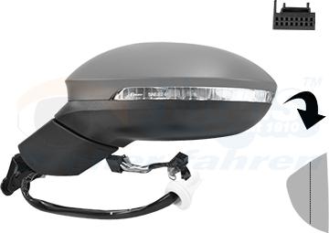 Van Wezel 5711807 - Rétroviseur extérieur droxauto.com