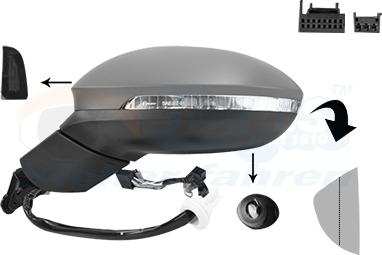 Van Wezel 5711827 - Rétroviseur extérieur droxauto.com