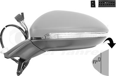 Van Wezel 5775815 - Rétroviseur extérieur droxauto.com