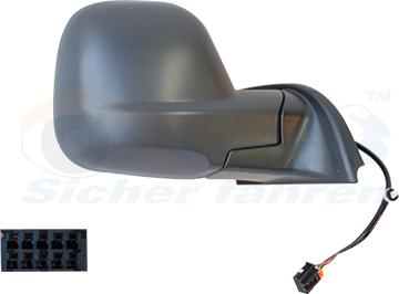 Van Wezel 0991806 - Rétroviseur extérieur droxauto.com