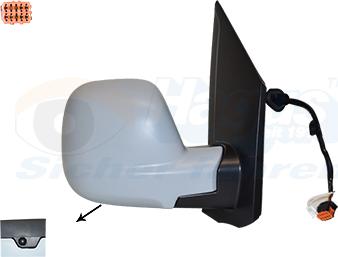 Van Wezel 0944818 - Rétroviseur extérieur droxauto.com