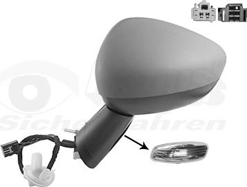 Van Wezel 0954807 - Rétroviseur extérieur droxauto.com