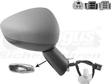 Van Wezel 0954818 - Rétroviseur extérieur droxauto.com