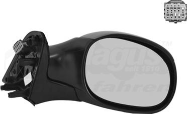 Van Wezel 0958828 - Rétroviseur extérieur droxauto.com
