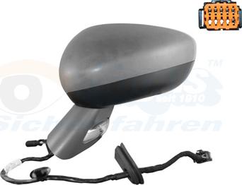 Van Wezel 0963807 - Rétroviseur extérieur droxauto.com