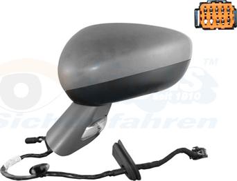 Van Wezel 0963817 - Rétroviseur extérieur droxauto.com