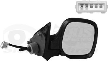 Van Wezel 0904814 - Rétroviseur extérieur droxauto.com