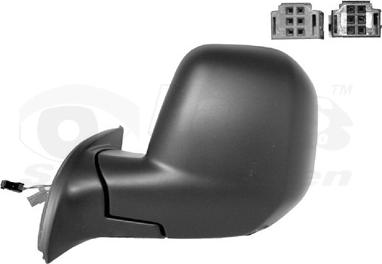 Van Wezel 0905807 - Rétroviseur extérieur droxauto.com