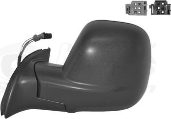 Van Wezel 0906807 - Rétroviseur extérieur droxauto.com