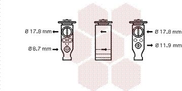Van Wezel 09001244 - Détendeur, climatisation droxauto.com