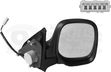 Van Wezel 0904818 - Rétroviseur extérieur droxauto.com