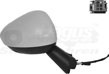 Van Wezel 0929808 - Rétroviseur extérieur droxauto.com