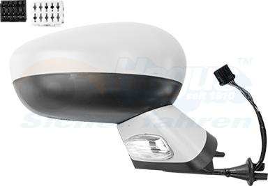 Van Wezel 0975828 - Rétroviseur extérieur droxauto.com