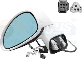 Van Wezel 0970807 - Rétroviseur extérieur droxauto.com