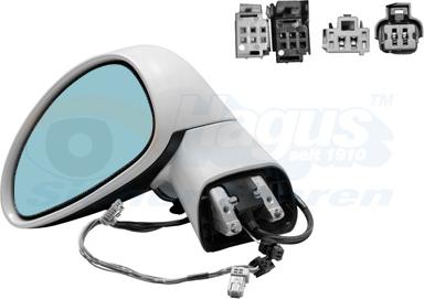 Van Wezel 0970817 - Rétroviseur extérieur droxauto.com