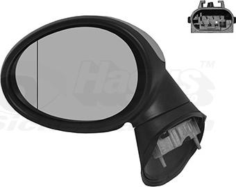 Van Wezel 0515807 - Rétroviseur extérieur droxauto.com