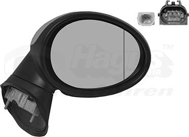 Van Wezel 0515818 - Rétroviseur extérieur droxauto.com
