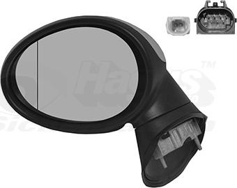 Van Wezel 0515817 - Rétroviseur extérieur droxauto.com