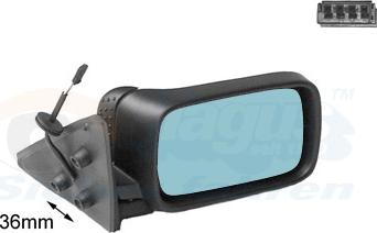 Van Wezel 0640808 - Rétroviseur extérieur droxauto.com