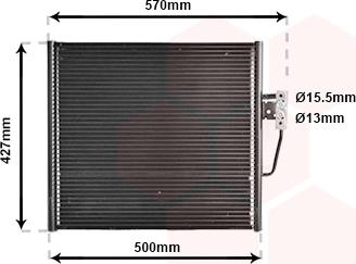 Van Wezel 06005192 - Condensateur, climatisation droxauto.com