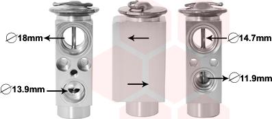 Van Wezel 06001441 - Détendeur, climatisation droxauto.com