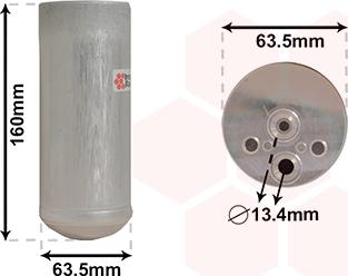 Van Wezel 0600D063 - Filtre déshydratant, climatisation droxauto.com