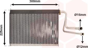 Van Wezel 0600V364 - Évaporateur climatisation droxauto.com
