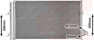 Van Wezel 06015708 - Condensateur, climatisation droxauto.com