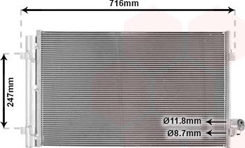 Van Wezel 06015703 - Condensateur, climatisation droxauto.com