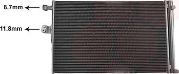 Van Wezel 06015716 - Condensateur, climatisation droxauto.com