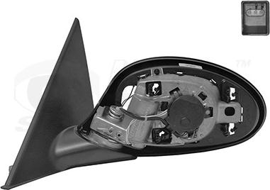 Van Wezel 0627859U - Rétroviseur extérieur droxauto.com