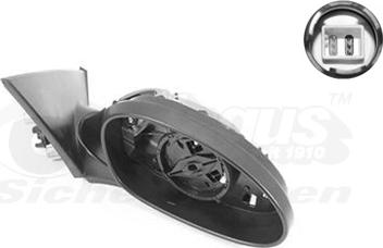 Van Wezel 0627858U - Rétroviseur extérieur droxauto.com