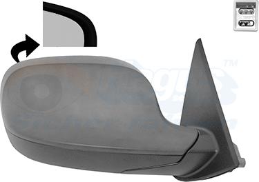 Van Wezel 0678808U - Rétroviseur extérieur droxauto.com