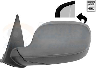 Van Wezel 0678807U - Rétroviseur extérieur droxauto.com