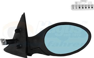 Van Wezel 0156806 - Rétroviseur extérieur droxauto.com