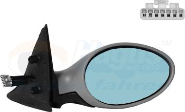 Van Wezel 0156818 - Rétroviseur extérieur droxauto.com