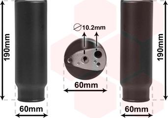 Van Wezel 0100D003 - Filtre déshydratant, climatisation droxauto.com