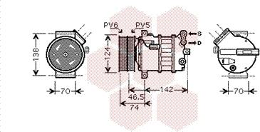 Van Wezel 0100K106 - Compresseur, climatisation droxauto.com