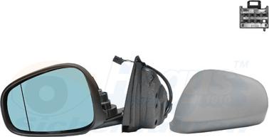 Van Wezel 0113807 - Rétroviseur extérieur droxauto.com