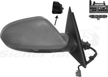 Van Wezel 0342818 - Rétroviseur extérieur droxauto.com