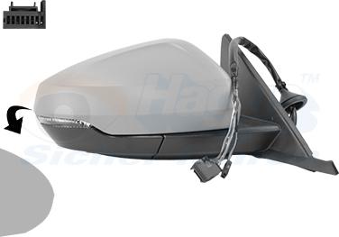 Van Wezel 0366808 - Rétroviseur extérieur droxauto.com