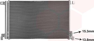 Van Wezel 03015711 - Condensateur, climatisation droxauto.com