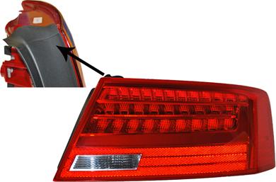 Van Wezel 0383926 - Feu arrière droxauto.com