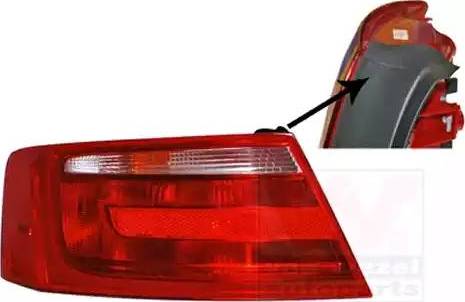 Van Wezel 0383921 - Feu arrière droxauto.com