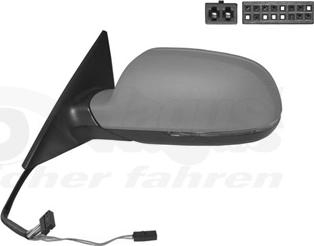 Van Wezel 0383805 - Rétroviseur extérieur droxauto.com